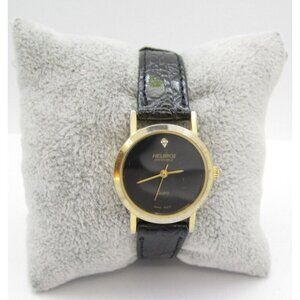 Women Helbros Invicible Quartz WR Analog 25mm Round Watch (H94) "New Battery"